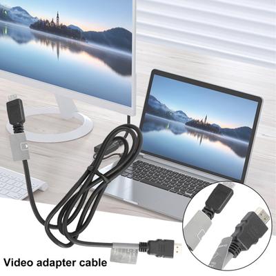 1,2-metrowy kabel adaptera HDMI zgodny z 1080P 4K, antyzakłóceniowy, wysokiej jakości, zgodny ze standardem Mini HDMI i zgodny ze standardem HDMI 2.0, do użytku domowego