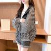 WTEMPO Female Casual Versatile Hooded Sunscreen Cardigans Spring Summer Women's Casual Gradient Zipper Coats