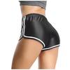 Women's satin smooth high waist slim  edge running Home Shorts