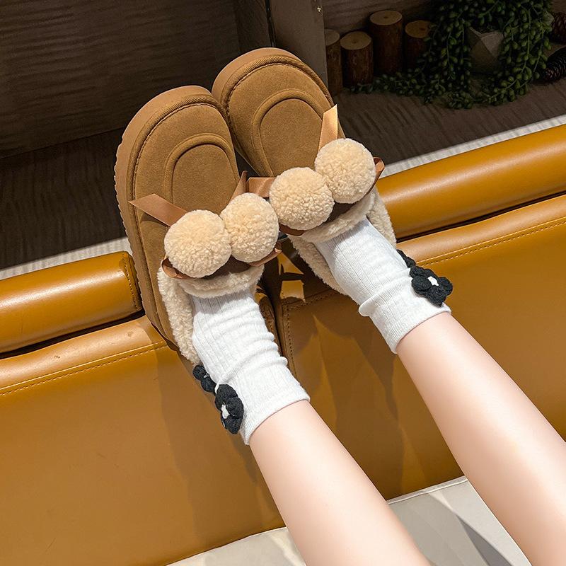 

Обувь Mao Mao, женская верхняя одежда, осень-зима 2024, новые туфли из хлопка с одной педалью, мягкие теплые туфли Doudou, туфли из хлопка с ворсом на плоской подошве 35 верблюд