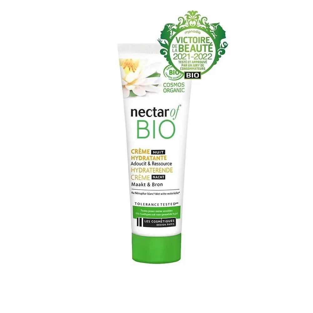 NECTAR OF BIO Night Cream 50ml 4-Pack Water Lily Organic White Water Lily Moisturizing Night Cream