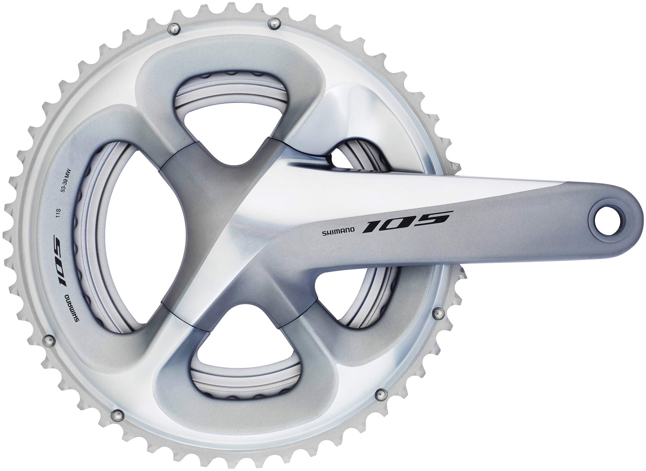 

SHIMANO Crankset IFCR7000CX39S Silver 170mm 53x39T FC-R7000 серебряный