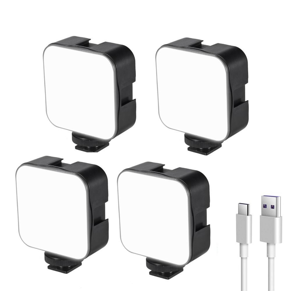 

USB Зарядка Світлодіодне Відеосвітло 6500K Спалах для Камери для Canon/Nikon/Sony Пряма Трансляція 1PC-Rechargeable