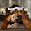 Bed Linen 3D Rose Dachshund Bedclothes For Girl Boy Soft Duvet Cover Sets Twin Beding Set Dekbedovertrek 240/20 Dachshund Bed Linen Set