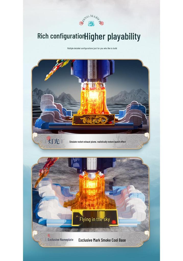 ShengBao Spaceflight Astronomy Educational Building Blocks for Boys - Cultural Innovation Assembly Gift Toy