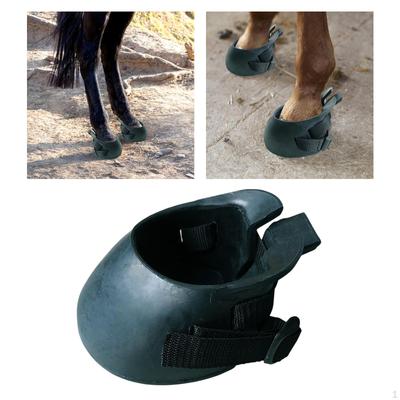 Horse Hoof Boot Saver Protector Rubber Outdoor Sturdy Durable Foot Guard