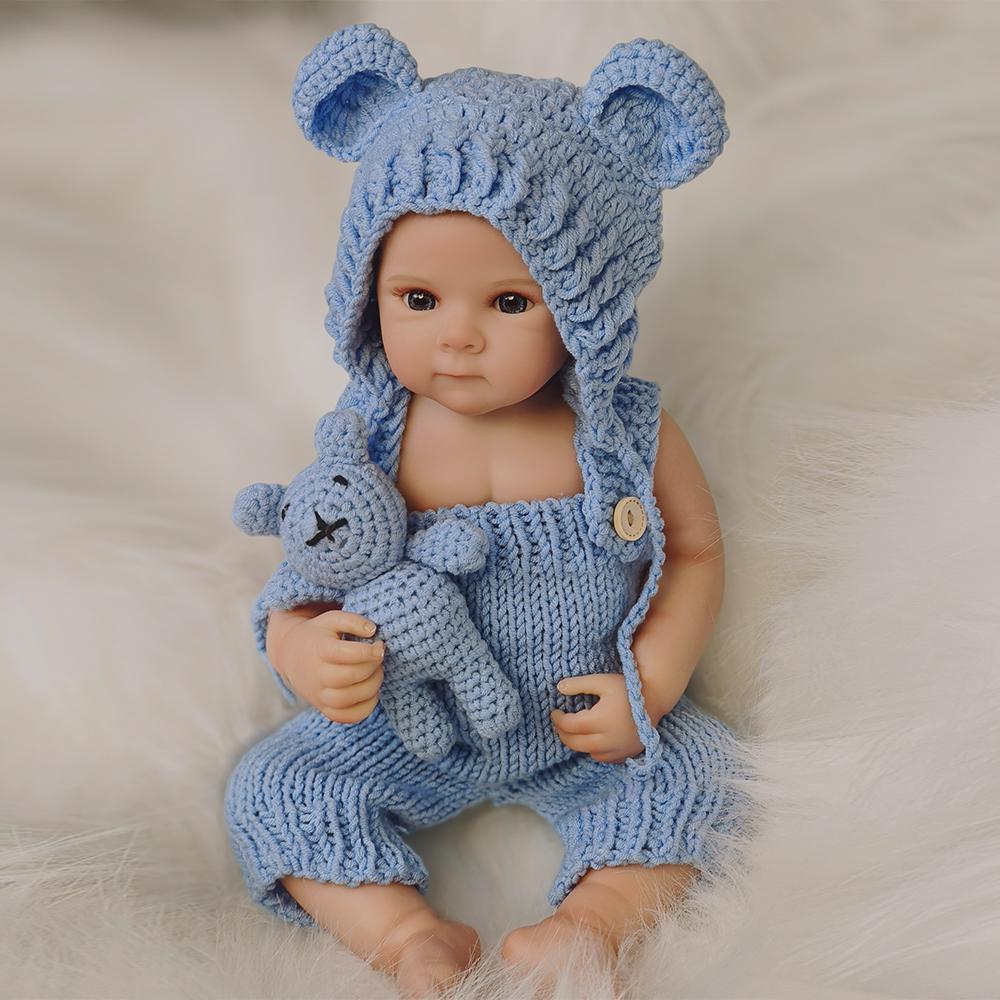 

18-дюймовая мягкая на ощупь кукла Bettie Bebe Reborn Girl, ручная работа, кукла Bebe Newborn для детей, подарки на день рождения Full Silicone Girl