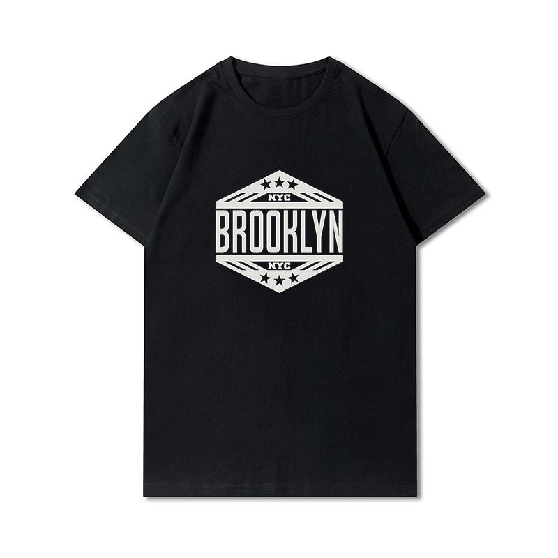 T-shirt Grafica Harajuku Vintage Anni '90 Magliette Donna Brooklyn Estive Oversize Streetwear Top Gotici Punk