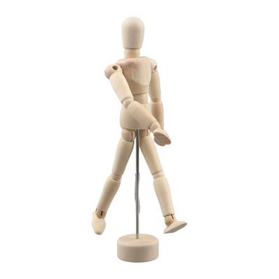 Menschlicher Männlicher Bewegliche Gliedmaßen Künstler Kunstmodelle Heimdeko Skizze Zeichnen Figurenmodell Actionfiguren Mannequin Holz
