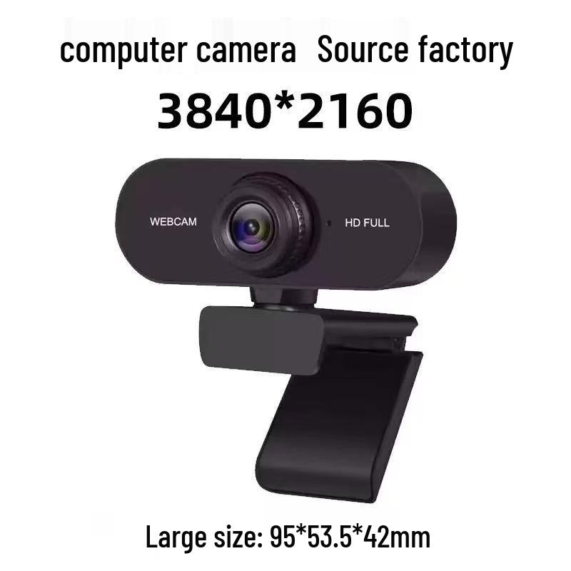 4K HD Esports Live Streaming Camera with Microphone for Online Classes and Meetings, Driver-Free