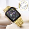 Hülle+Armband für Apple Watch Ultra Band 44mm 40mm 45mm 41mm 42mm 38mm Metall Edelstahlarmband iWatch Serie 3 5 6 SE 7 8