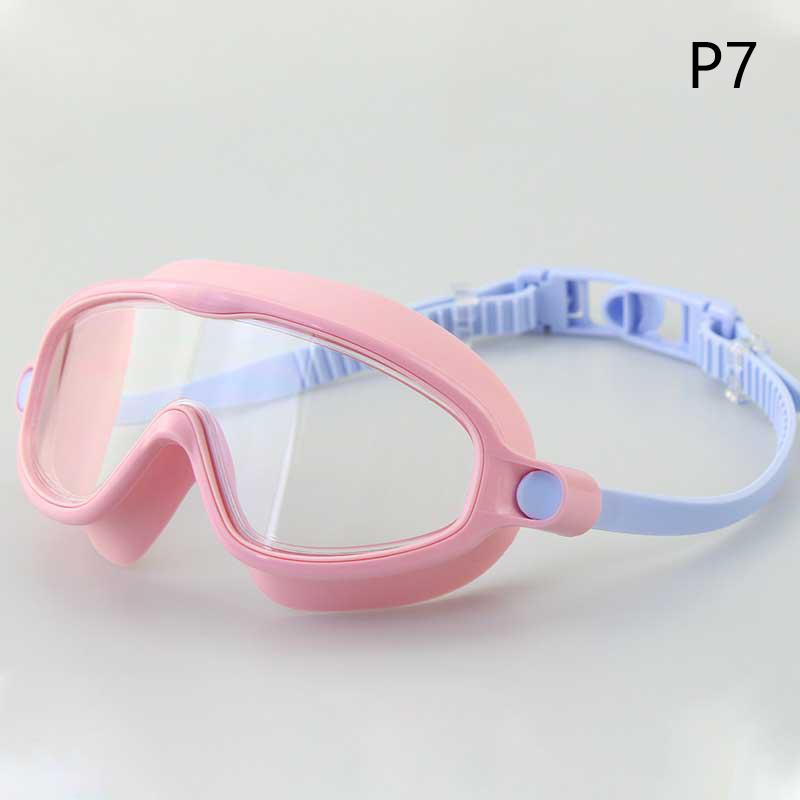 Child Kids Swimming Goggles Waterproof Anti-Fog Hd Girl Boy Large Frame Transparent Swimming Glasses Swimming Accessories