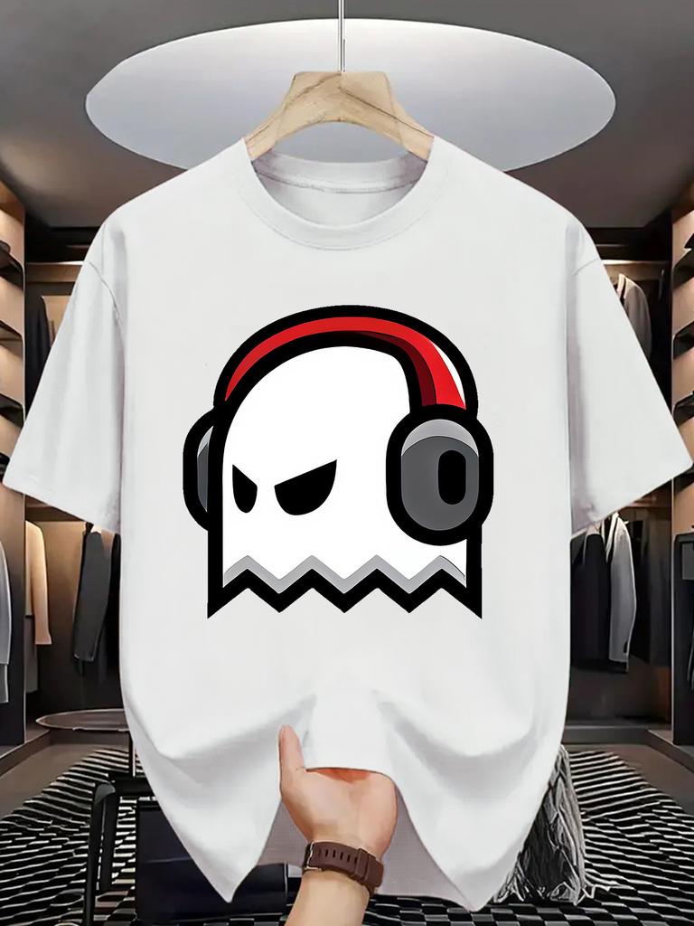 Trendy American-style Summer New Unisex Letter-pattern Loose T-shirt 100% Cotton Suitable for Daily Sports and Outdoor Wear Tops