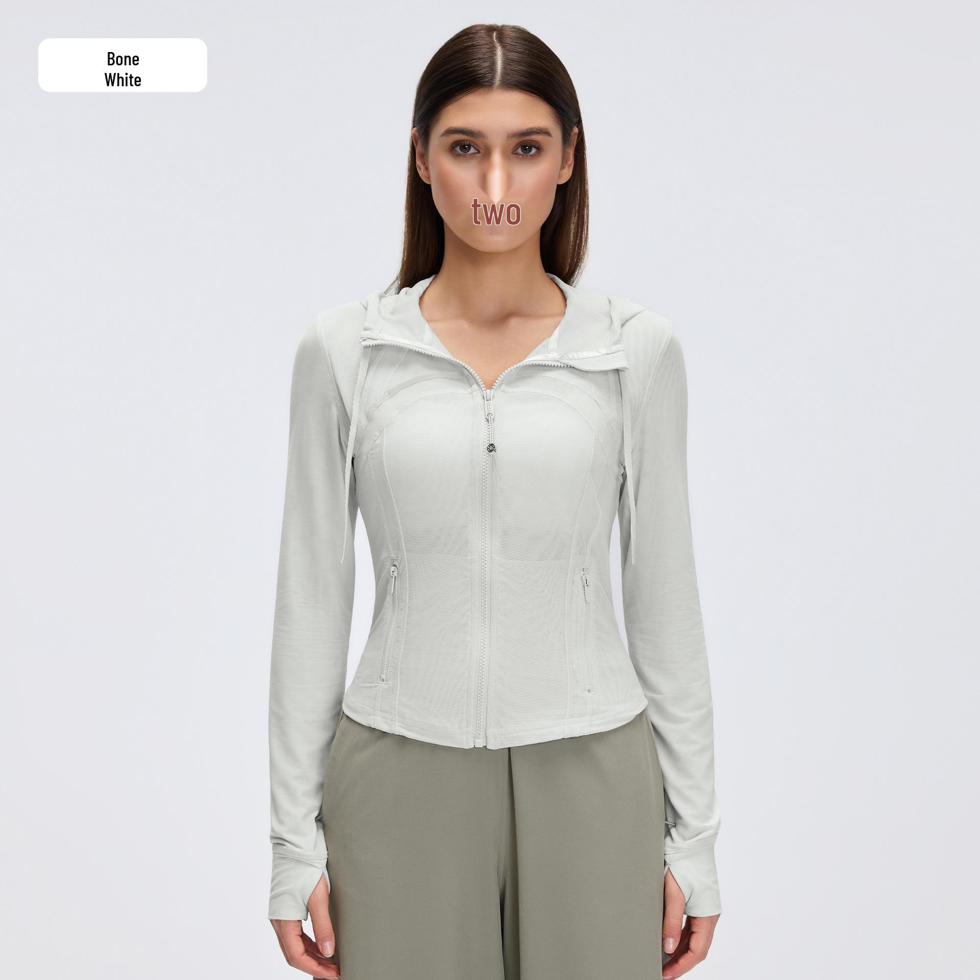 

Жіноча спортивна куртка з капюшоном для схуднення для йоги, пілатесу, велоспорту та фітнесу Size 6