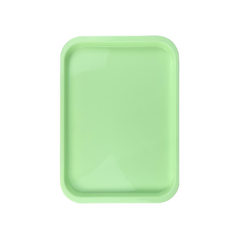 Colorful Plastic Dental Instrument Tray Medical Surgical Plate Disinfection Rectangular Dish Dentist Accessory Laboratory Tools