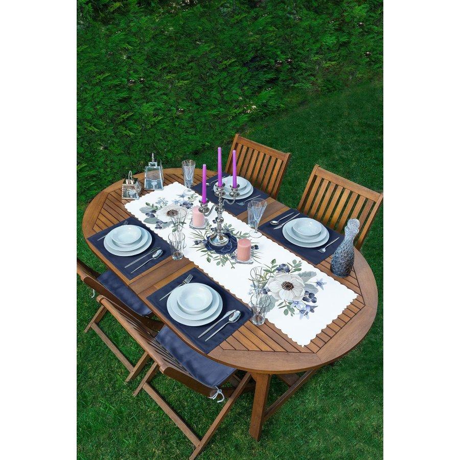 Runner and Placemat Set 5 Pieces / Placemat Table Mat Dining Table Mat Coaster