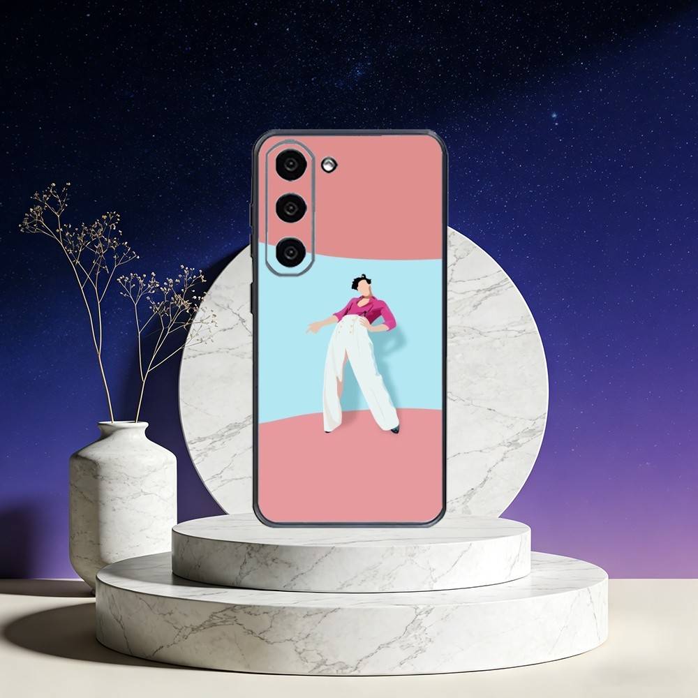 Singer Harry Styles Phone Case For Samsung Galaxy A73,A72,A71,A70,A53,A52,A51,Others Soft Black Cover
