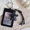 Portable INS Aesthetic Photocard Holder Y2K PU Leather Idol Photo Card Display Sleeve Pendant for Phone Hang
