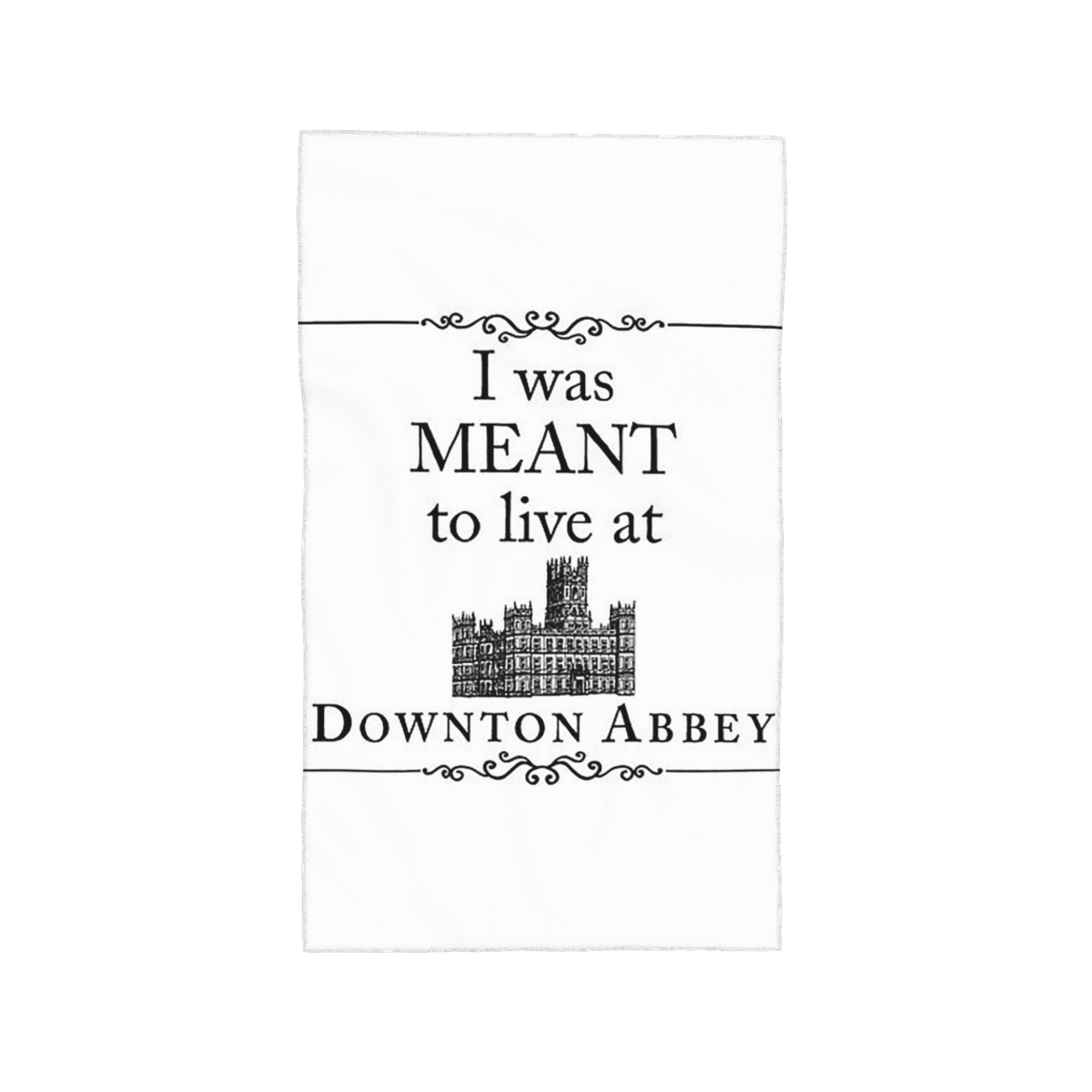 

I was Meant to live at Downton Abbey Soft Face Towel Quick Dry Pool Bath Cotton Towels Absorbent Quick W30*H60(CM)