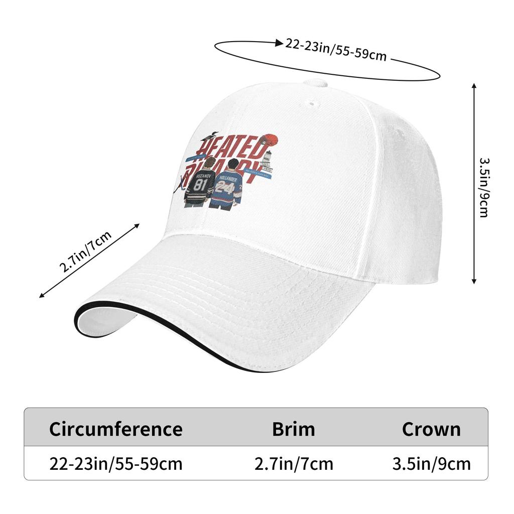 Heated Rivalry Best Ever Baseball Cap Casual  Sandwich Hats Unisex Adjustable Dad Hat Travel Gift