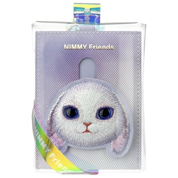 Nimmy Portfel Na Karty Fioletowy/Purple  Big Eyed Pet 2.0 Rabbit