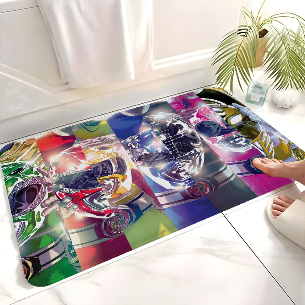 Film Mighty Morphin Power Rangers Fußmatte INS Stil Weich Schlafzimmerboden Haus Waschküche Matte Anti-Rutsch Haushalts Teppiche