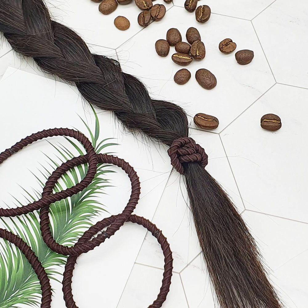 

Аксессуары для волос Резинки для волос Завязки для волос 10 штук Коричневые