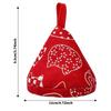1Pair Triangle Pot Handle Cap Non-slip Heat Insulation Glove High Temperature Resistance Cotton Gloves Portable Kitchen Gadget