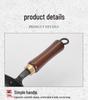 **Hand-Forged Non-Stick Zhangqiu Iron Frying Pan with Thick Flat Bottom**