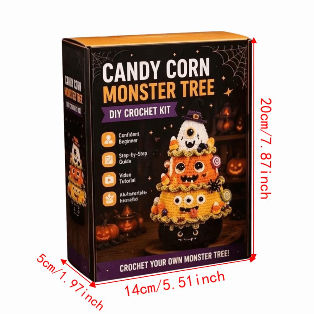 Beginner Friendly Halloween Crochet DIY Kit Complete Set Knitting Supplies DIY Craft Project