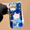 Lucky Cat Vortex Texture Women Girls Phone Case for Iphone 16 15 14 7 8 Plus 13 11 12 Pro Max X XS XR SE 2022 16e TPU Bags Cover