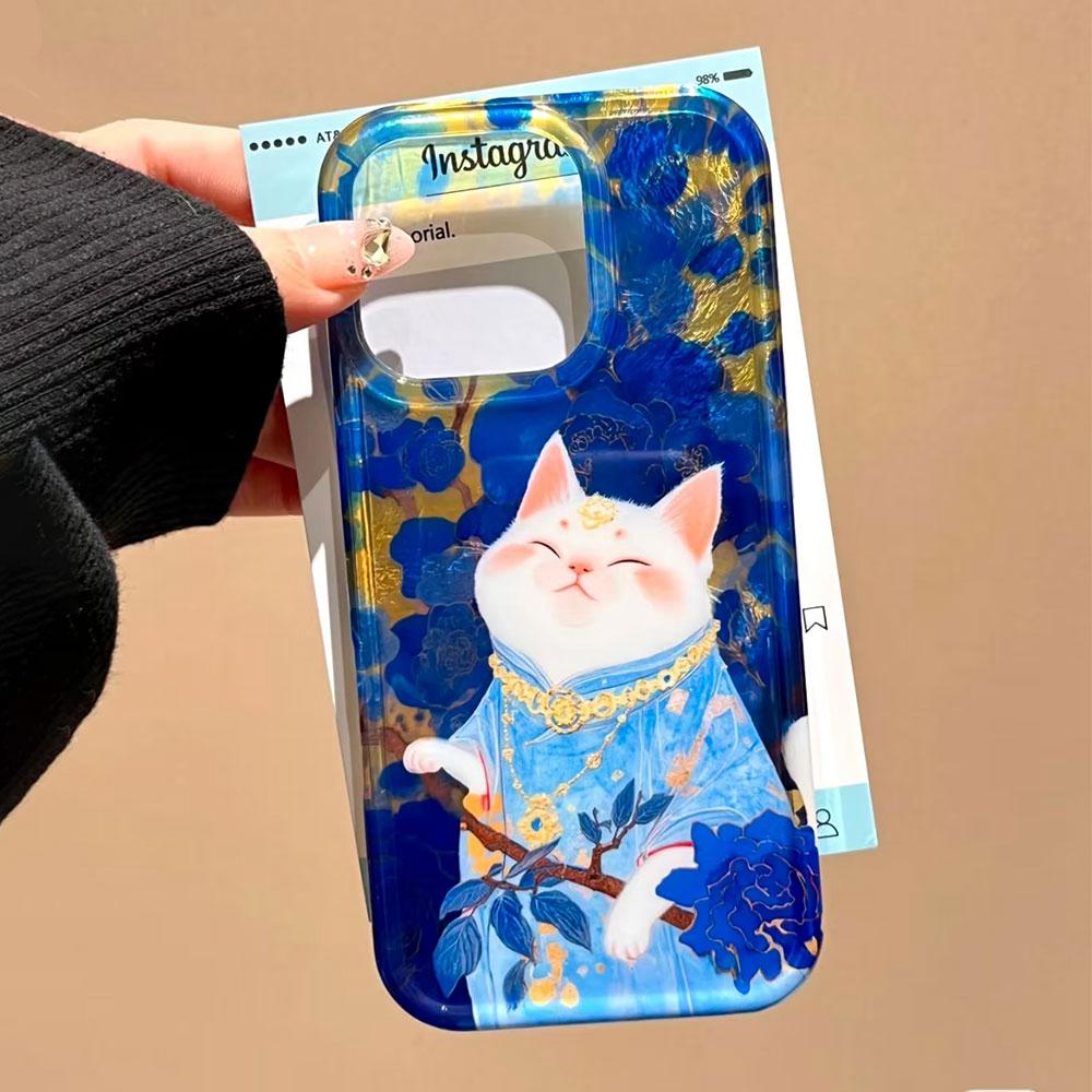 

Lucky Cat Vortex Texture Women Girls Phone Case for iphone 16 15 14 7 8 Plus 13 11 12 Pro Max X XS XR SE 2022 16e TPU Bags Cover iPhone 16