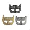 Cat Mask Animal Cosplay Clothes Decoration Dress up Eyemask Half Face for Costume