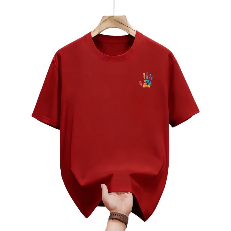 Mens Shortsleeved Roundneck Casual Tshirt Suitable for Summer Comfort and Daily Wear On Beach Outings