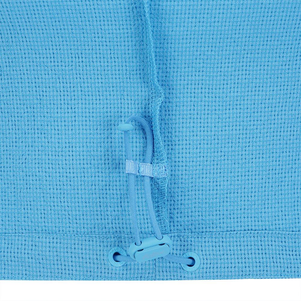 MALBON GOLF Summer Lightweight Collared Woven Piste Blue (Woman)