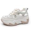 Leather platform dad shoes summer new comfortable hollow breathable sports and leisure sandals