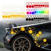 104PCS Car For Honeycomb Stickers Racing Body Decorative Stripes Decals Large And Small Combination Hexagonal Stickers