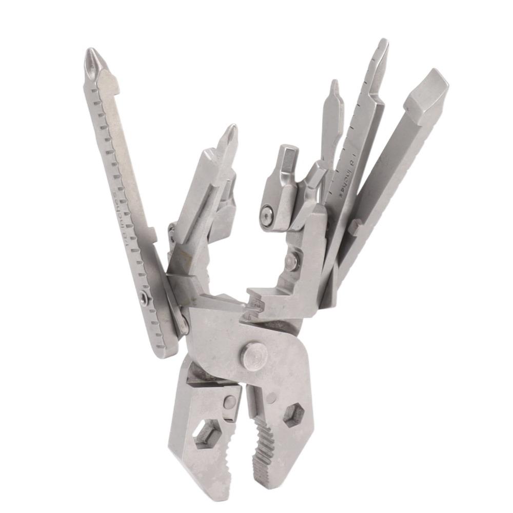 420 Edelstahl Multi-Tool Silber Outdoor-Werkzeug Robustes Multitool Zange Heimwerker