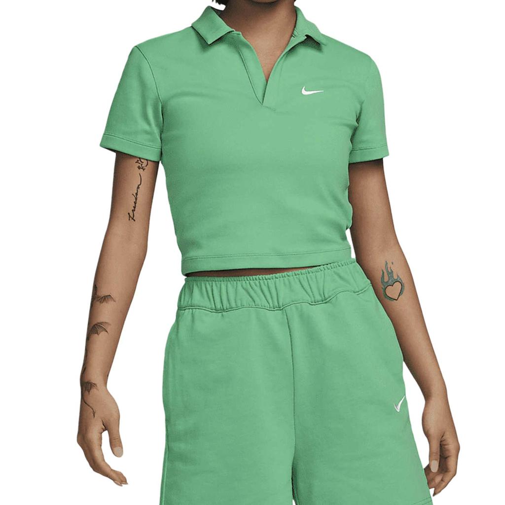 Nike Sportswear Essentials Polo Shirt Women's Spring Green DV7885-363