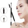 Double-Ended Eyebrow Brush Spiral Comb & Angled Brow Powder Brush Professional Makeup Tool