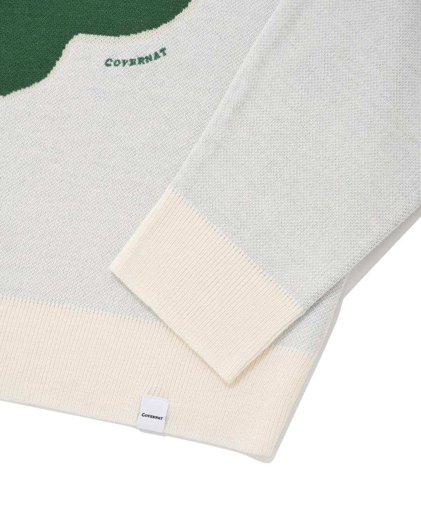 COVERNAT Clover Crewneck Knit Ivory