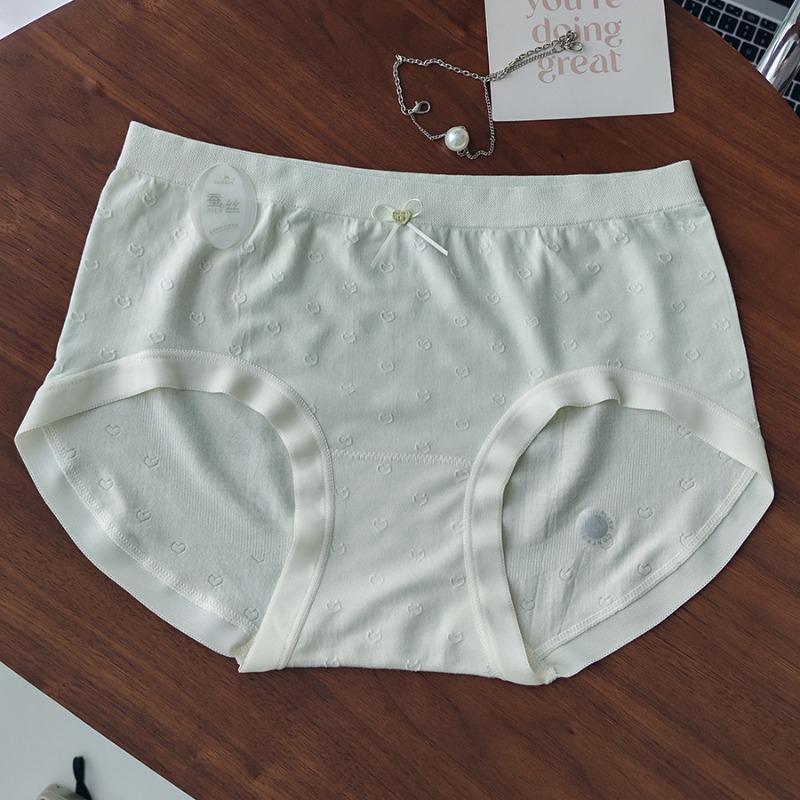 Skin-friendly and breathable Modal girls' briefs without side seams mid-waist hip-wrapped soft shorts
