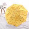 1pc Chicks Pattern Auto Open/close, All-Season Portable Folding Umbrella for Women & Men, Travel, Everyday, Formal Events - Compact Luxury Parasol, Ou