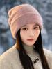 Winter Women Simple Stretchy Hat Fashion Warm Beanie Hats Solid Sequin Knitted Handmade Adult Cover Head Caps Casual New Unisex