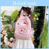 Kt Cat Cartoon Backpack For Girls Kids School Daypack With Breathable Nylon For Daily Use
