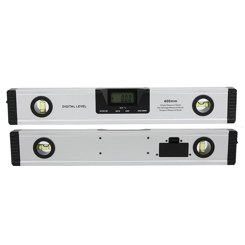 Level Ruler Digital LCD Protractor Inclinometer Angle Finder Level Measuring Tool with Laser Magnetic 400mm