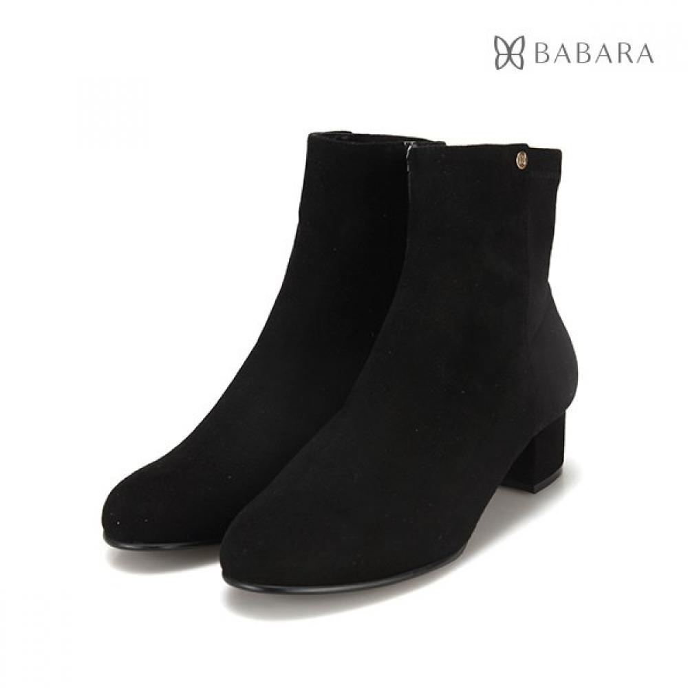 Базовые ботильоны Barbara из замши на каблуке 4 см Bbd808bk 250mm