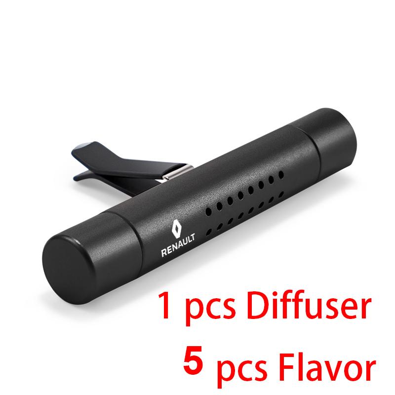 Car Air Outlet Perfume Aromatherapy Stick Freshener  Auto Accessories For New Renault Clio Megane Logan Duster Sandero Captur RS R555