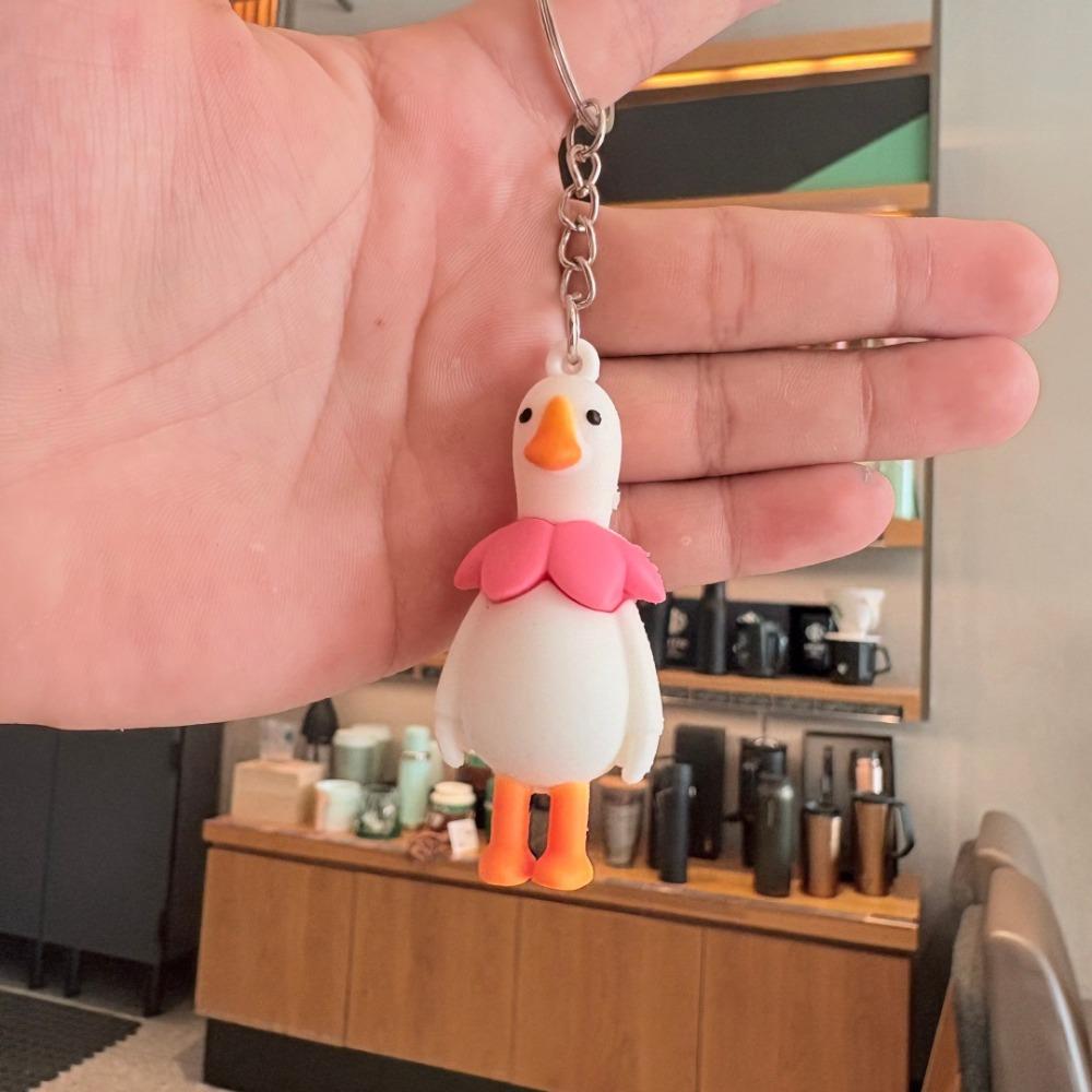 Cartoon Key Ring Personalised Duck Keychain Cute Animal Keychain Car Key Decoration