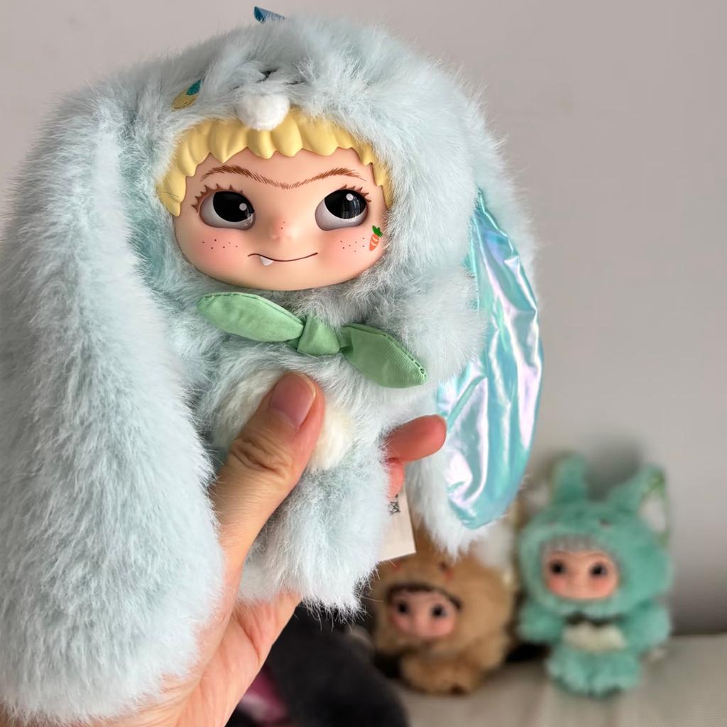 Wakuku V2 Fox & Bunny Trick Or Treat Series Vinyl Doll Suprise Bag Keychain Trendy Toys Mystery Box Gifts